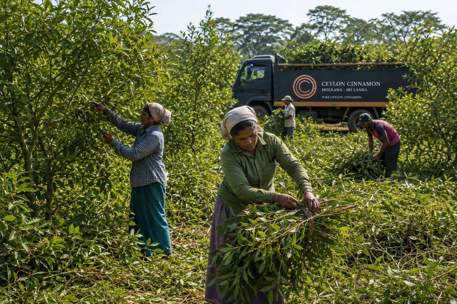 Ceylon cinnamon production 1