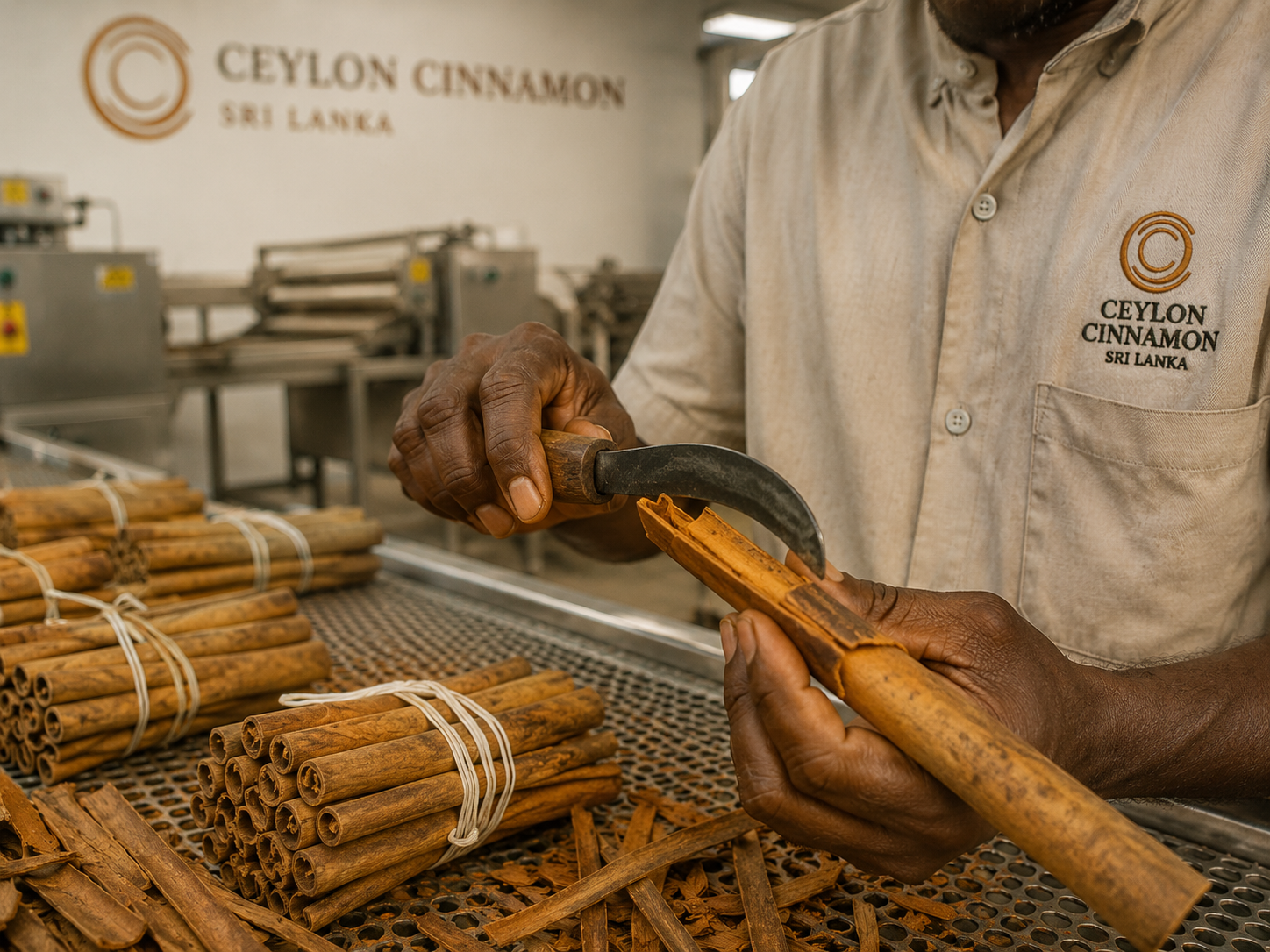 Ceylon cinnamon production 5