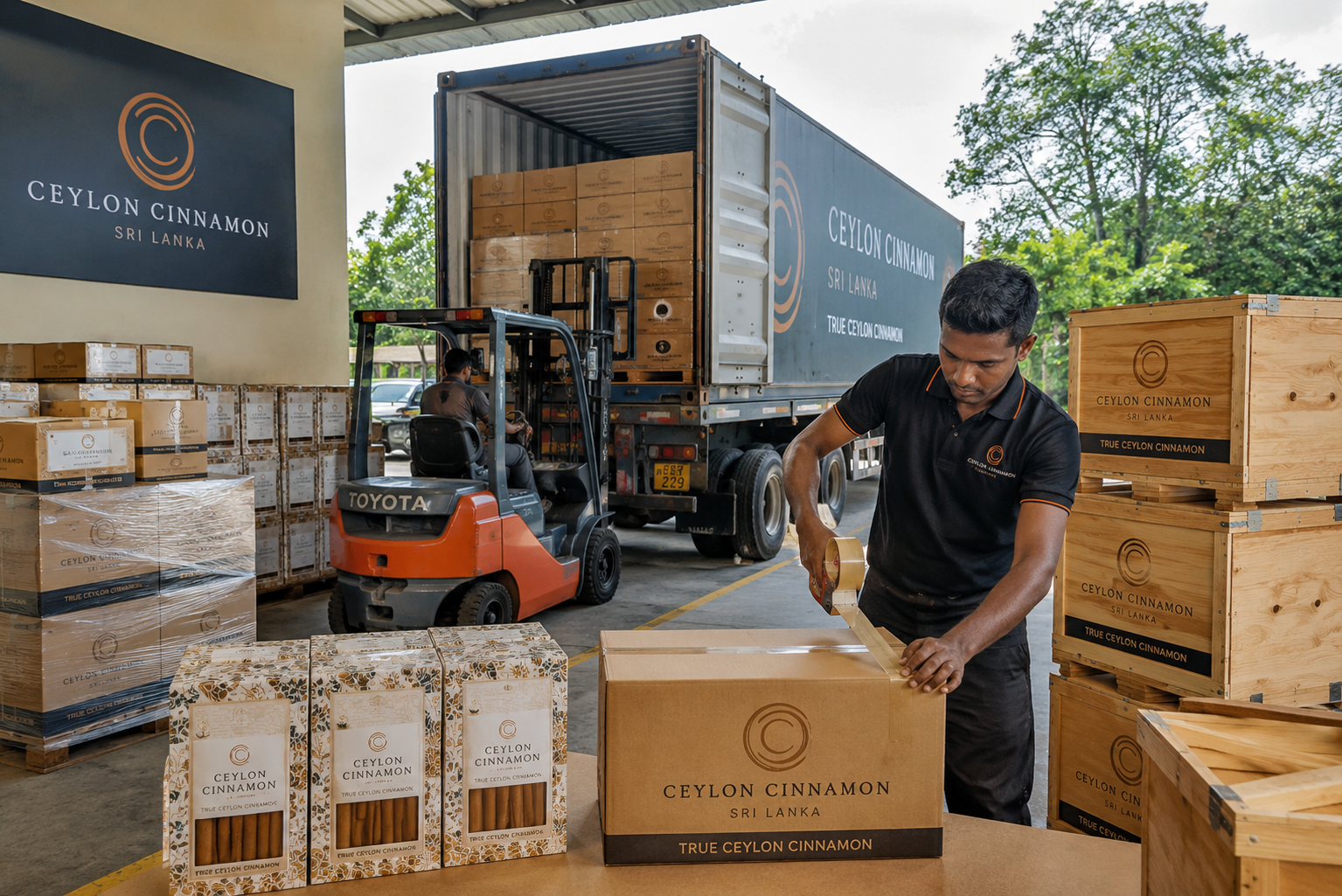 Ceylon cinnamon production 16